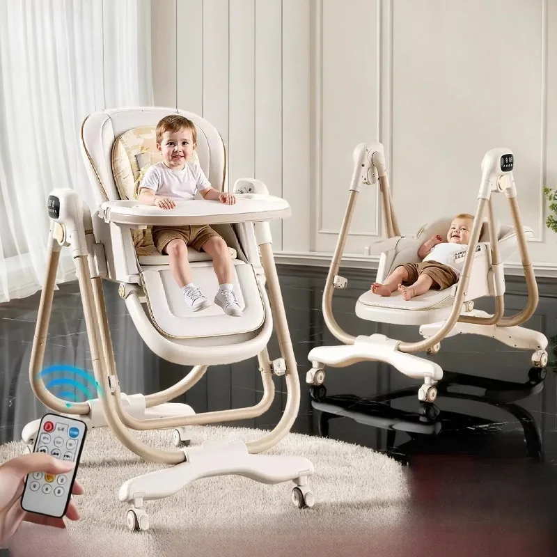 

Обеденные стулья 2 в 1, детские качели, многофункциональное складное детское сиденье, портативный детский обеденный стол, электрическое кресло-качалка для ребенка