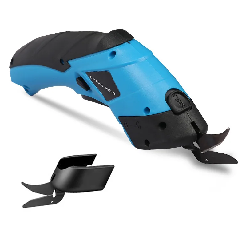 3.6V Electric Scissors Fabric Cutting Machine Leather Tailor Scissors +Tungsten Steel Blades USB Charging Portable Power Tool
