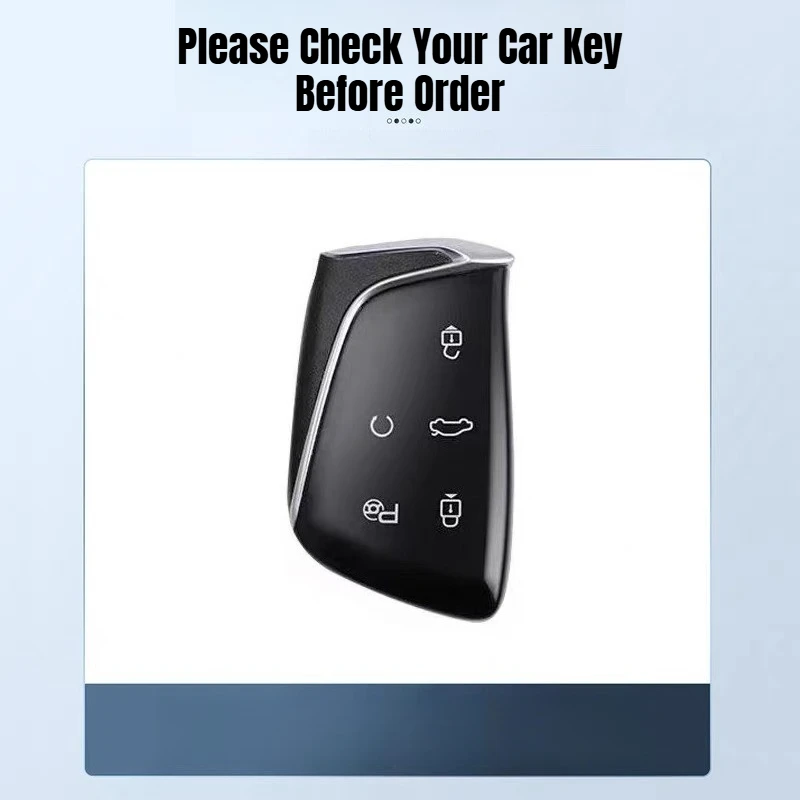 Car Key Cover Case Fob Shell Zinc Alloy for Aeolus L7 2025 SKY EV01 Haohan Haoji Car Key Shell Full Protection Interior Parts