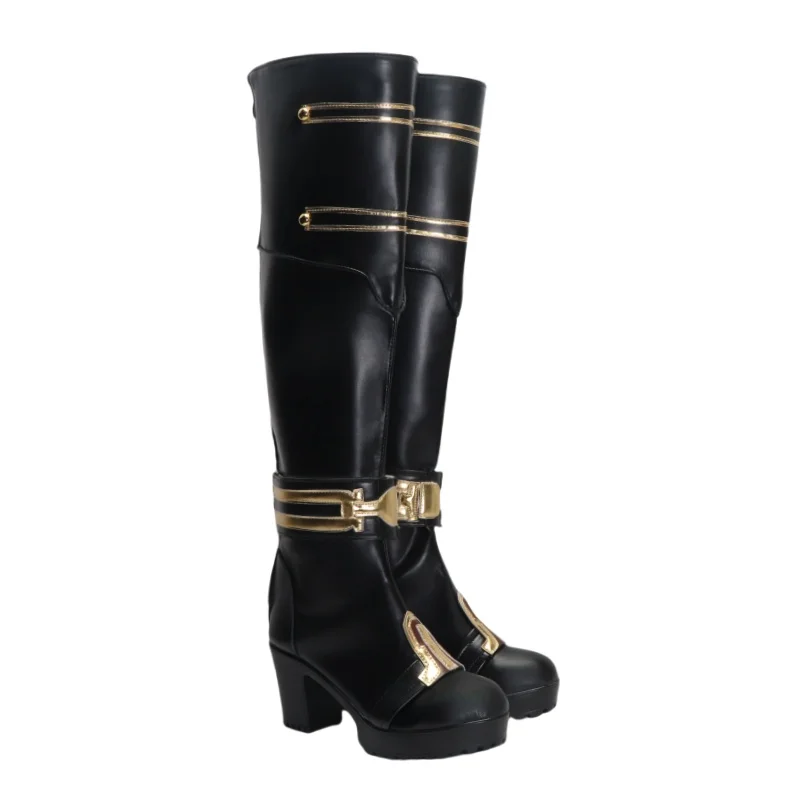 ‌ Arcane Seizoen 2 Caitlyn Cosplay Schoenen Laarzen voor Vrouwen LOL Politieagente Kostuum Accessoires