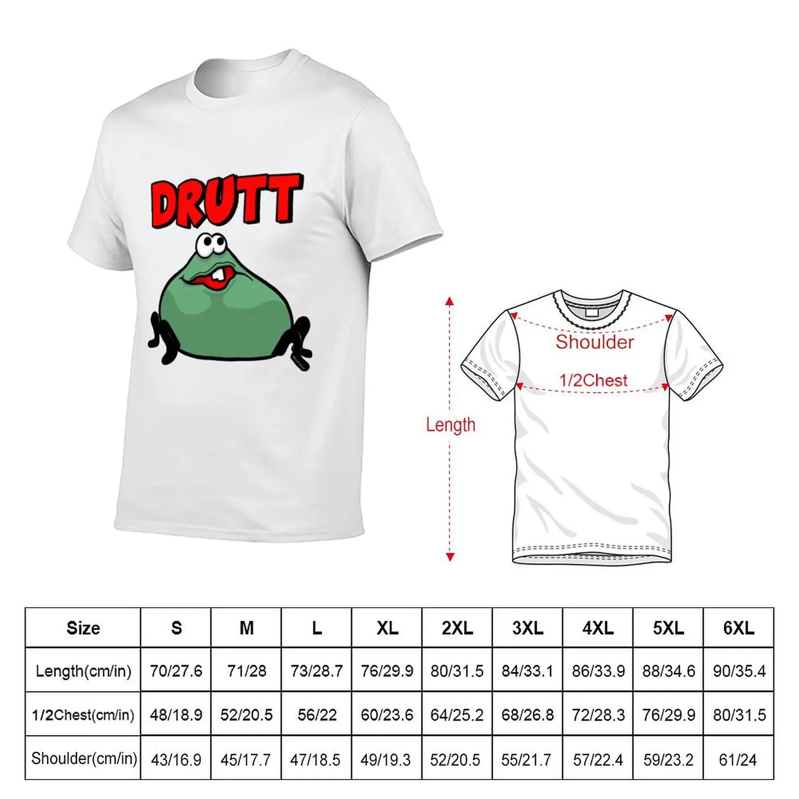 Drutt T-Shirt t shirt man casual graphic t shirts for man T-Shirt