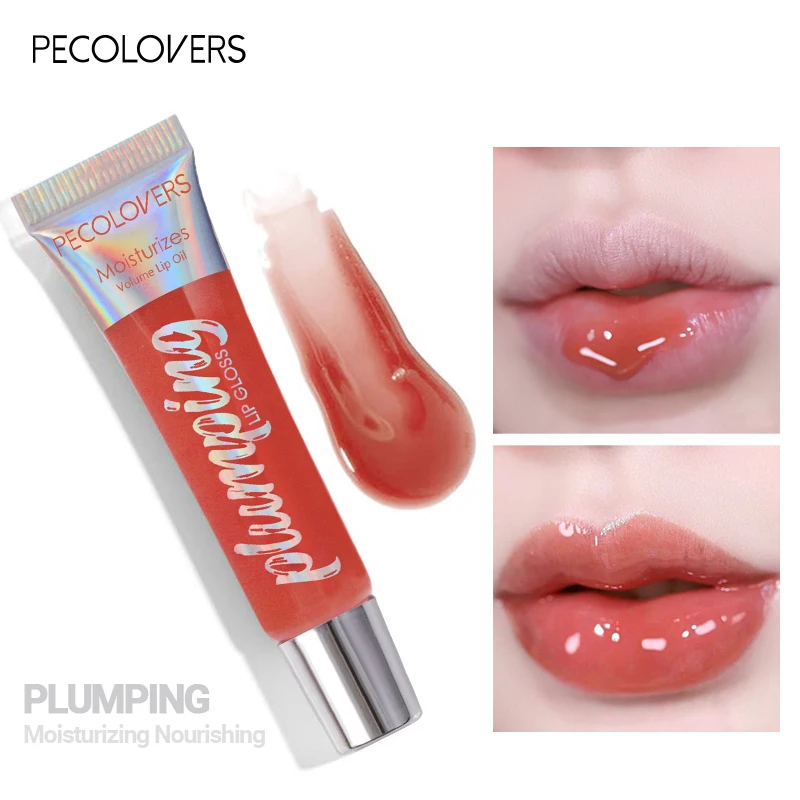 Mirror Pearl Lip Gloss Waterproof Lasting Moisturizing Glitter Lip Glaze Women Shimmer Plumping Lip Makeup Cosmetics 12 Colors