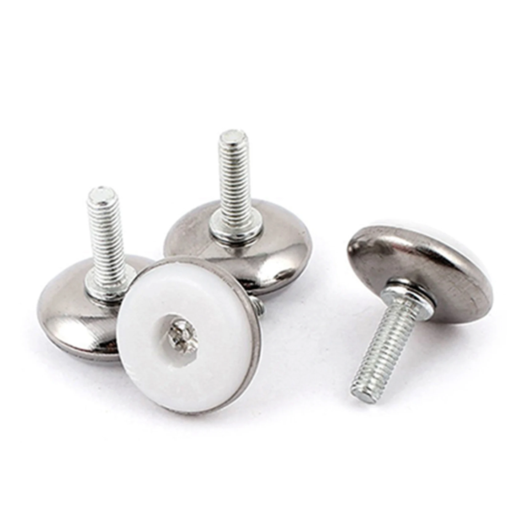 Fresh Furniture Adjustable Screw On Glide Leveling Foot Feet M6x20mm 12 Pcs