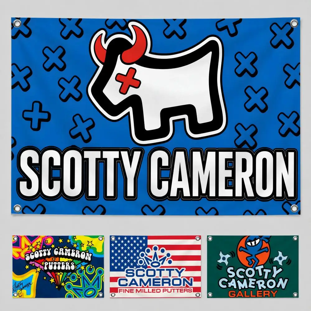 S-Scotty Logo Cameron-N Flags Suitable For Party Club Outdoor Interior Wall Decoration Banner Fans Gift