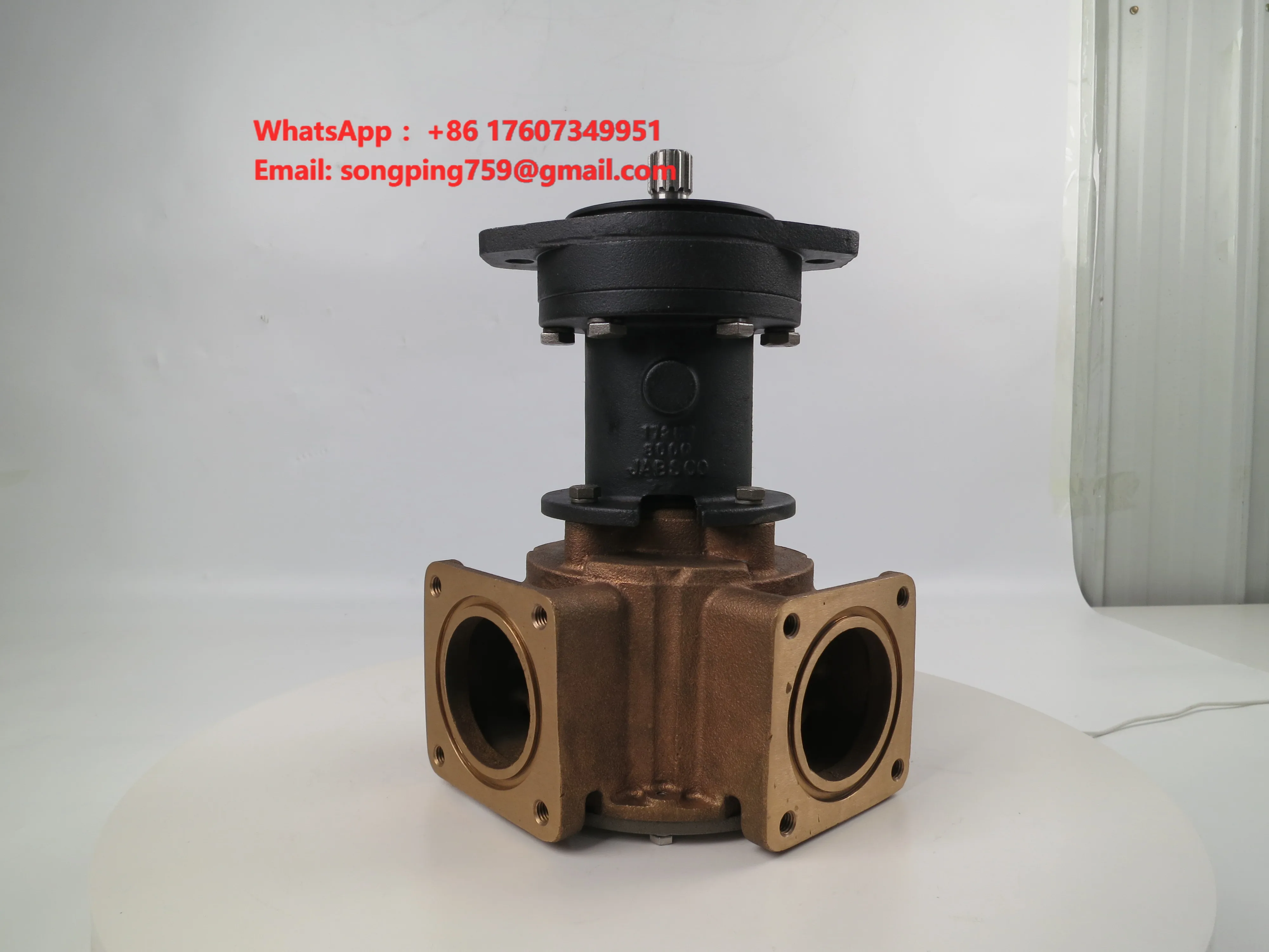 New High Quality QSK19 Sea Water Pump 3866609 for Generator Excavator Dieel Construction Marine Machinery Engine Spare Parts