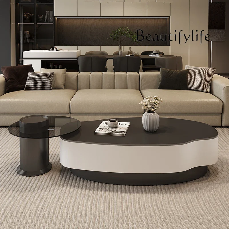 JB Luxury Bedroom Coffee Table Black Modern Nordic Minimalist Coffee Table Unique Vintage Mesas De Centro Para Sala Furniture