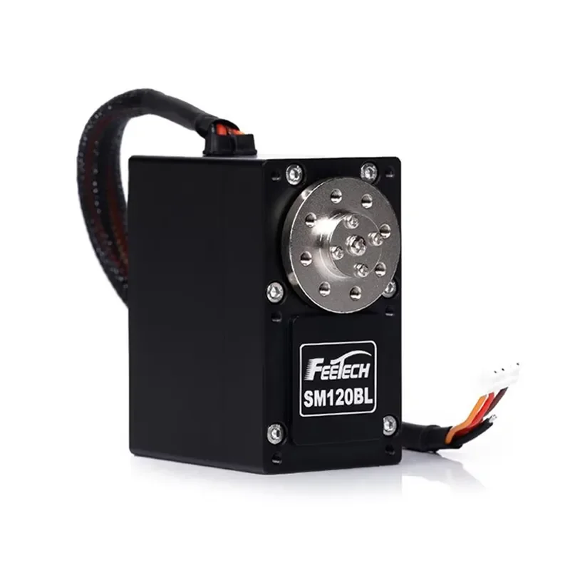 SM120BL 24V 120kg Full Metal Gear RS485 Serial Bus High Torque Industrial Servo for Robotic Arm Large Joint