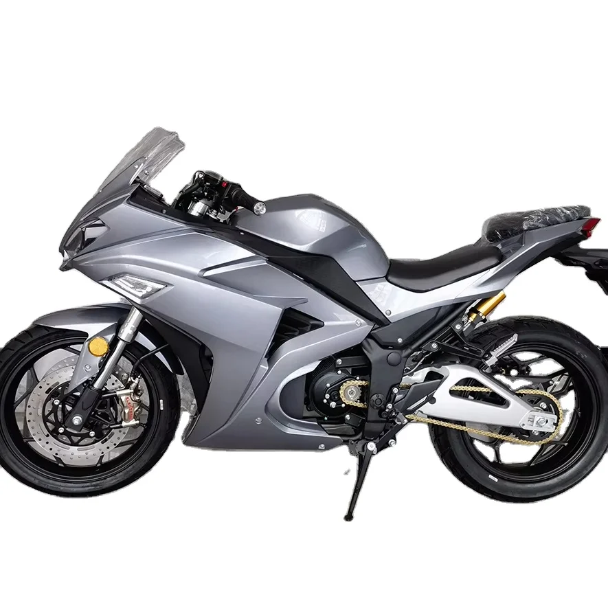 Stlf 3000w Chain Drive Center Motor 120-130km/h Speed Long Range Adult Electric Motorcycle For Adult