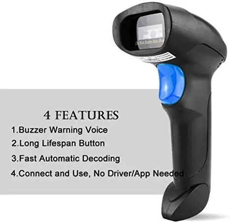 NETUM L5 Wired 2D Barcode Scanner  and NT-1228BL Wireless Bluetooth 2D QR PDF417 Bar Code Reader for POS  Inventory