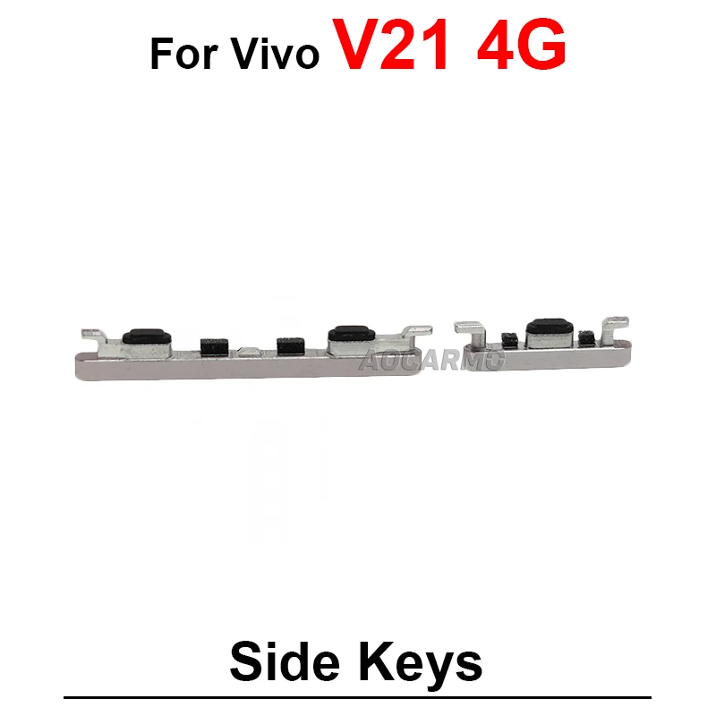 For Vivo V21 4G/5G Y29 Power On OFF Volume Buttons Side Keys Dark Blue BLack Silver Replacement Parts image 6