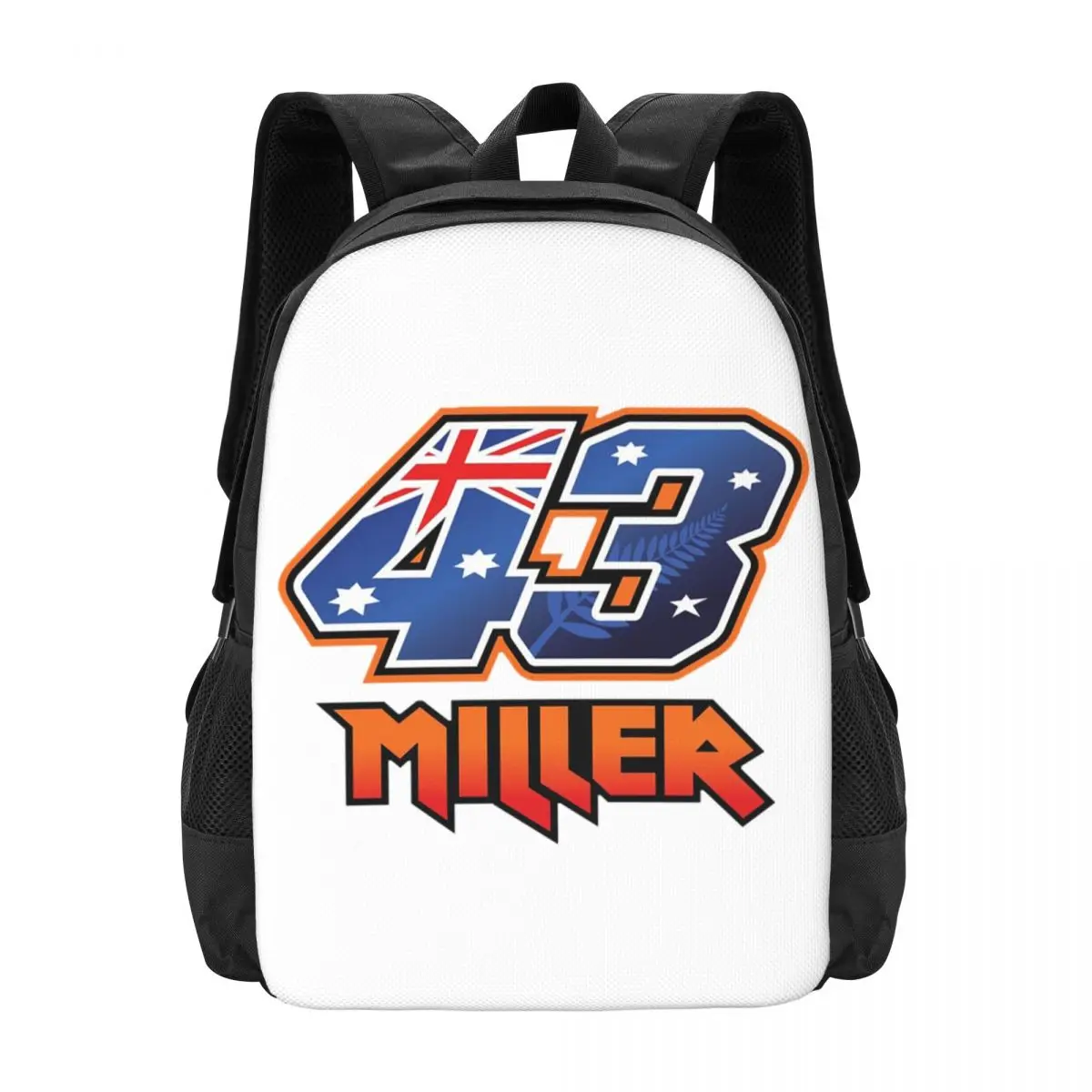 

Рюкзак Jack Miller Number 43, горячая распродажа, вместительный рюкзак для детей, школьная сумка, сумки на плечо для мужчин и женщин