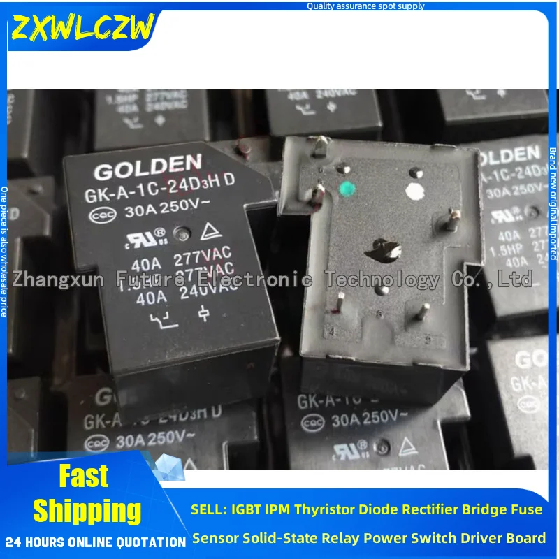 5 قطعة/الوحدة التتابع GK-A-1C-24D3HD JQX-15F-DC12V-1ZS 30A JQX-15F(T90) 12VDC 30A JQX-15F (T90) 24VDC 40A NT90RNCS220CB AC220V