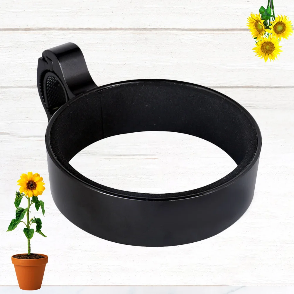 Bike Water Bottle Holder Black Universal Fit Easy Assembly for Road Folding Bikes Secure Water Bottle Cage