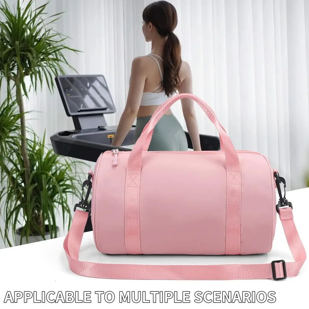 Portable Mini Gym Bag Solid Color Large Capacity Sports Bags Waterproof Lightweight Yoga Bag for Women