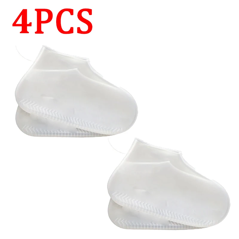 6/4/2PCS Silicone Shoe Covers - Wear-resistant Waterproof Anti-Slip Foldable Reusable For Outdoor Rain/Snow, Household Travel, image 15