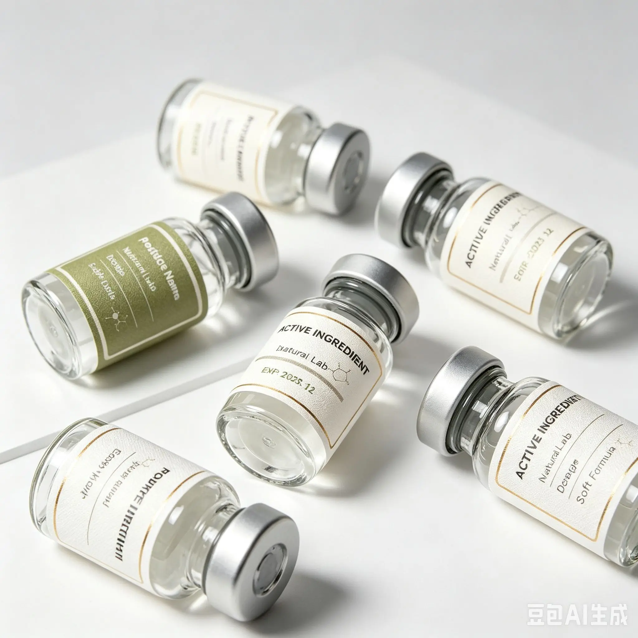 Custom Adhesive Labels,Waterproof Vinyl Stickers for 3ml,5ml,10ml Supplement Vials