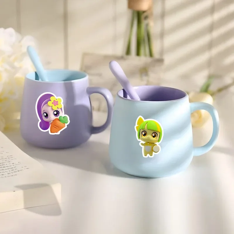 50Pcs Cute Teenieping Stickers for Kids Laptop Skateboard Graffiti Skateboard Water Bottle Motorcycle Cartoon Sticker Toy Decal