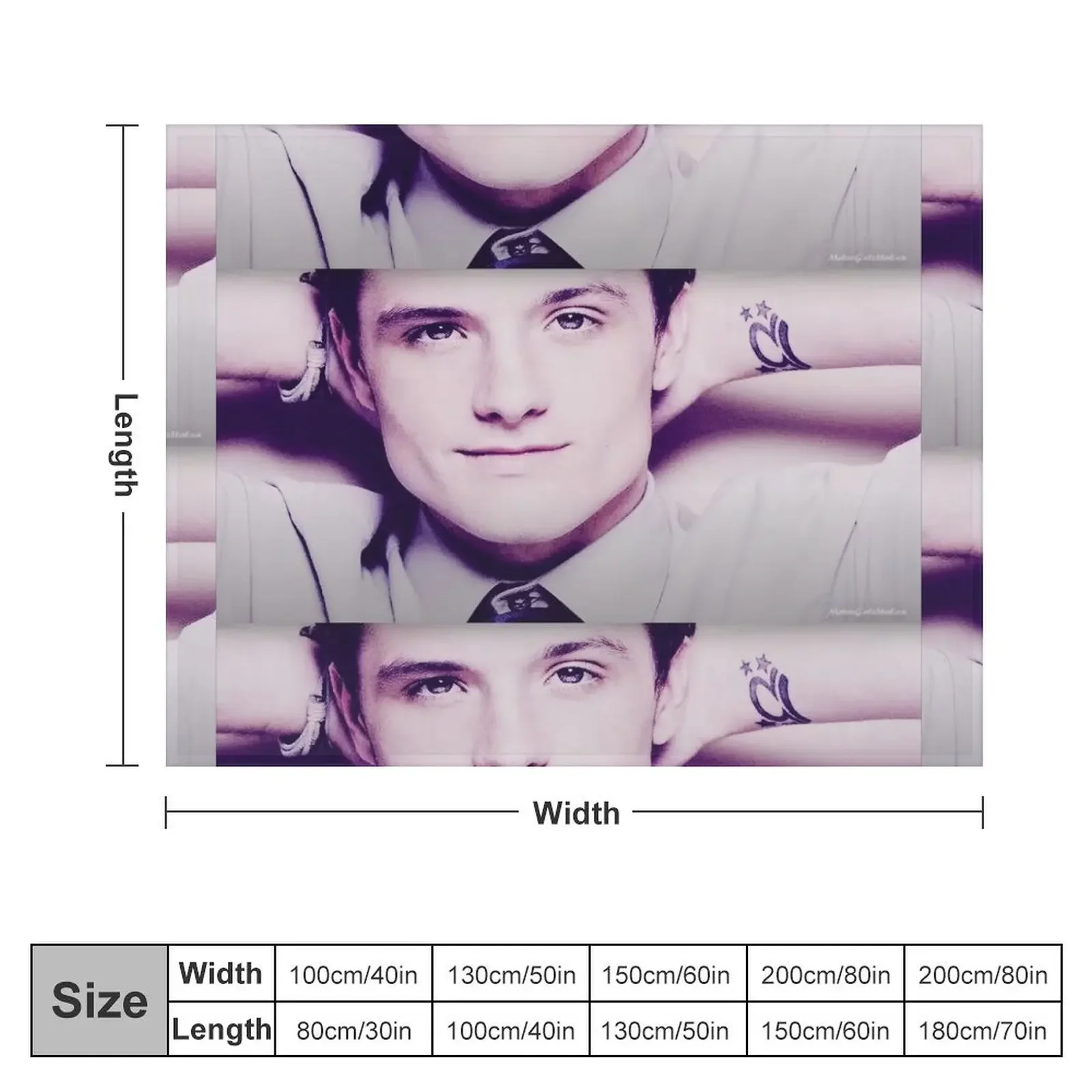 Josh Hutcherson Whistle Meme Throw Blanket blankets ands Large Bed covers Blankets