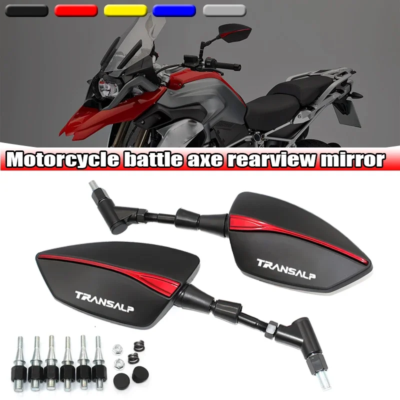 For Hon@da XLV 600 650 700 TRANSALP XL600V XL650V 2024 2025 Universal Motorcycle Side Mirror rearview Mirrors 8/10mm