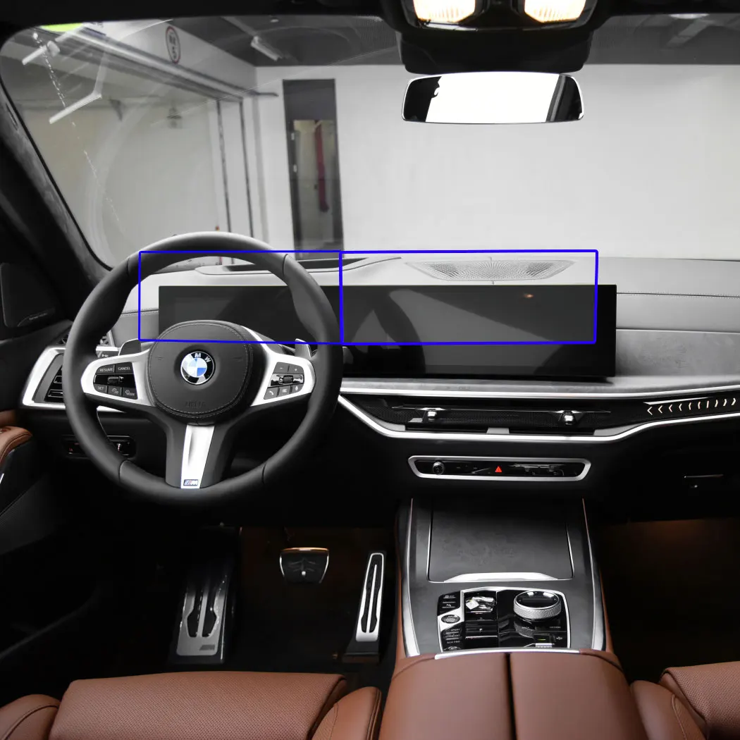 

Защита экрана из закаленного стекла для BMW X7 2023 2024 Автомобильная информационная система GPS навигация дисплей защита наклейки аксессуары