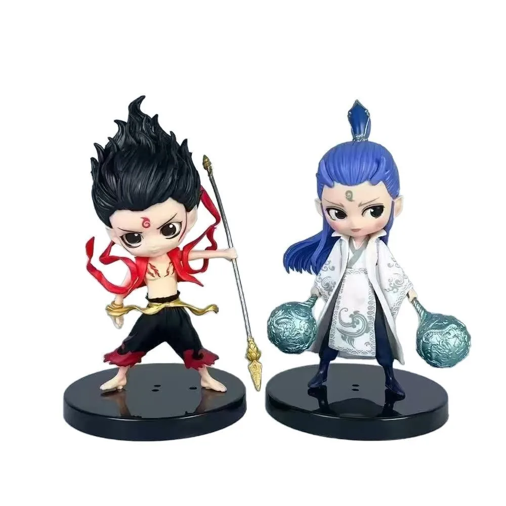 2025 New Hot Sale Anime Nezha Birth Of The Demon Child Ne Zha Aobing Cartoon Action Figures Model Ornaments Kids Birthday Gifts