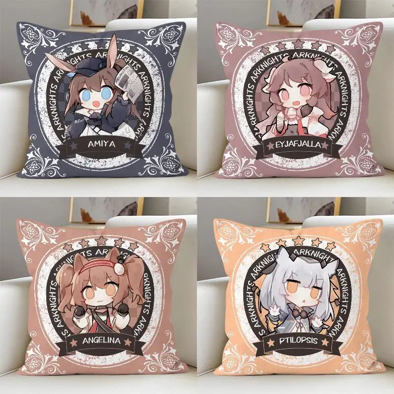 Arknights Amiya Muelsyse Skadi Saga Goldenglow Texas Rosmontis Specter Q-version Pillow Dormitory Bedhead Pillow