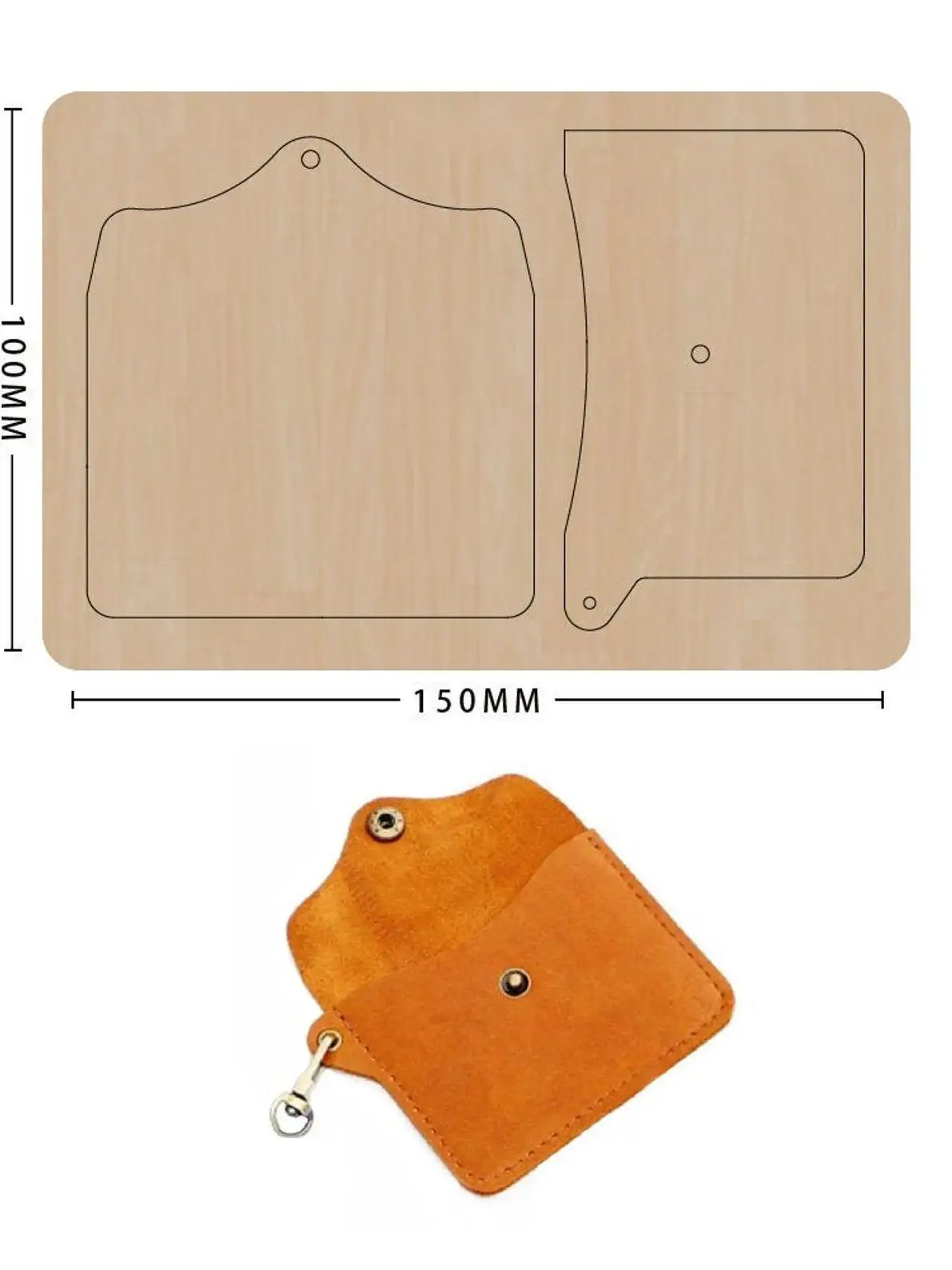 

The Wooden Mold of the Zero Wallet, Suitable for most Machines, P34