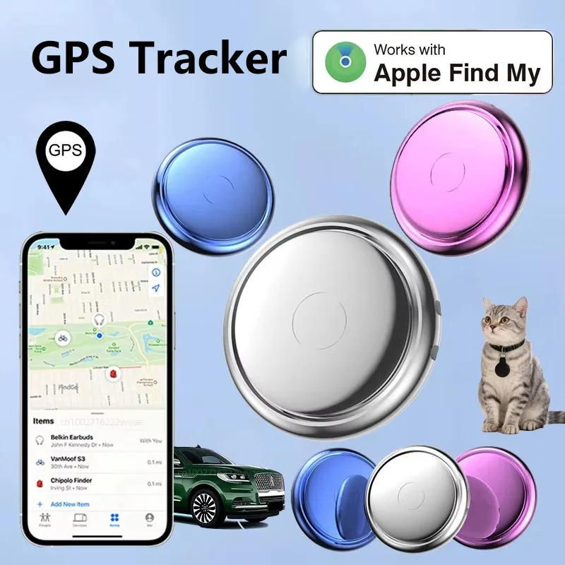 

GPS Tracker Pet Elderly Children Key Loss Prevention Device Wallet Car Bluetooth Electroplating Tracker For Apple Find My