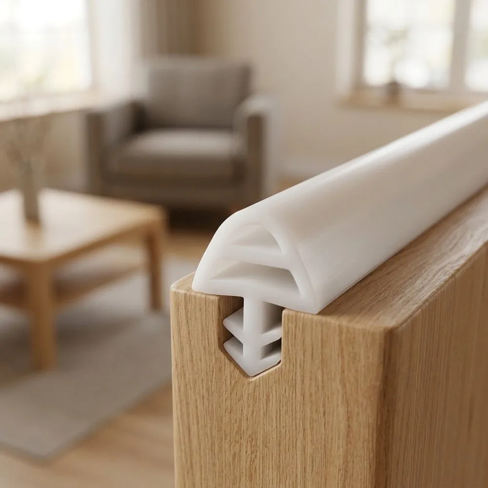 For Blocking Drafts Door Seal Strip Silicone Seal Noise Reduction Wear-resistant Silicone Dust And Moisture Barrier