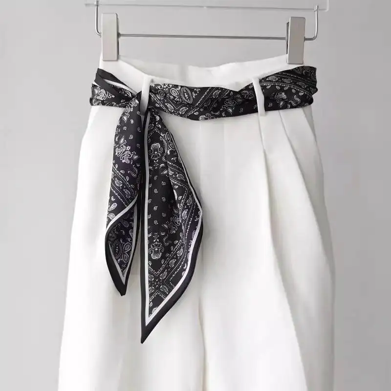 ロングシルクスカーフベルト-ジーンズ用-レディーススタイル-2026年新作モデル-ウエストタオルアクセサリー-ネックタイ-ドリフティングリーダースカーフ