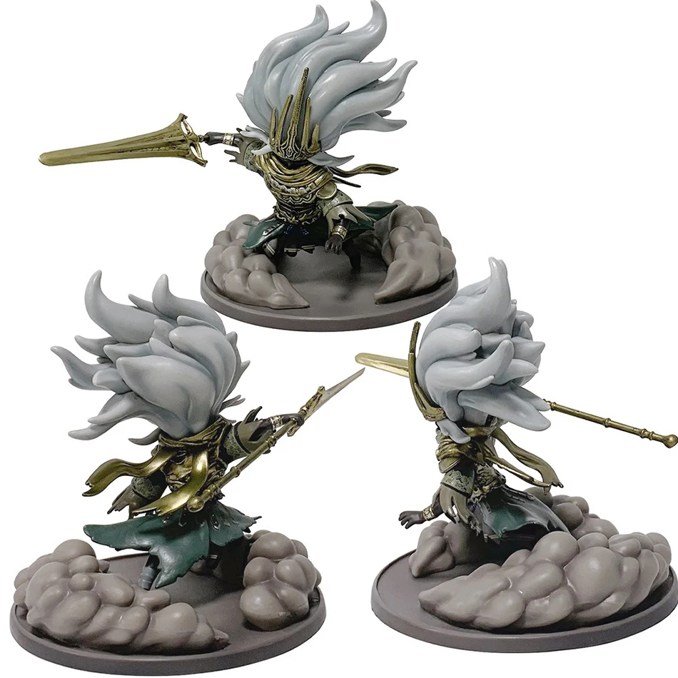 Neue heiße 14 cm Dark Souls III Nameless King (Dragon-Slaying War God/Sun Warrior) Desktop Ornament Figur, PVC Modell Spielzeug Geschenk