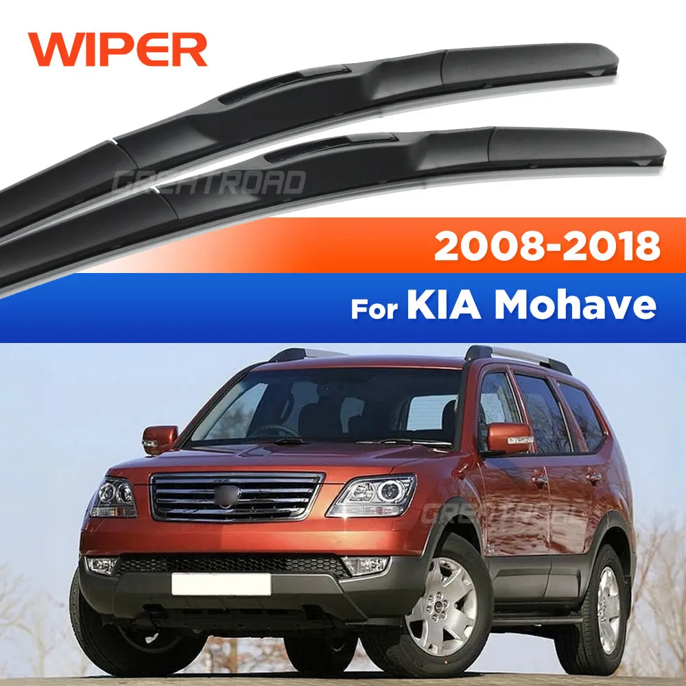 

For KIA Mohave MK1 2008-2018 2009 2010 2011 2012 2013 2014 Wiper Front Wiper Blades Windshield Windscreen Window Brush 24"+20"