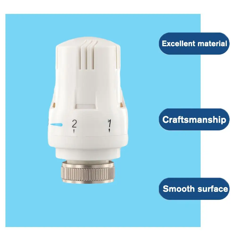 Válvula de radiador termostática neumática, Control de temperatura, controlador remoto, cabezal de radiador para válvula de sistema de calefacción,