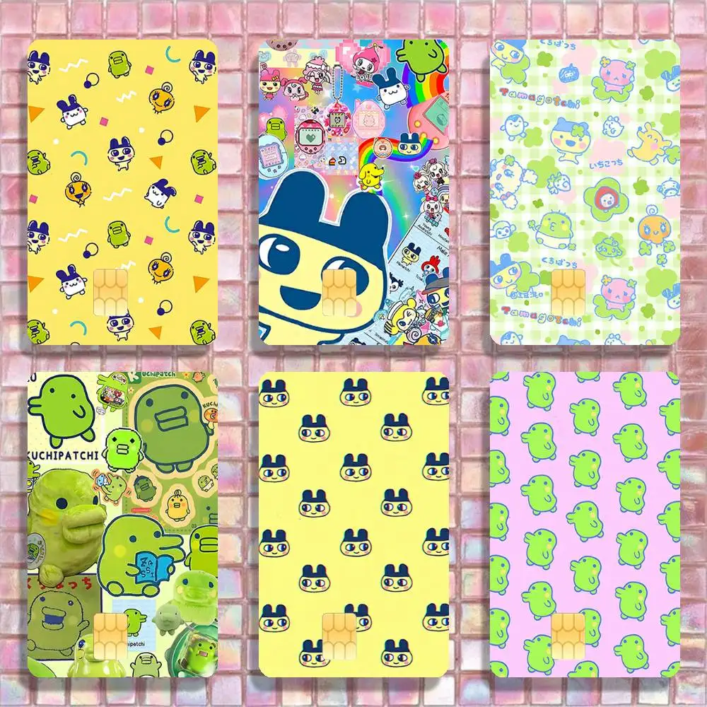 

T-Tamagotchi M-Mametchi Stickers Credit Visa Debit Bank Charge Card Bus Metro Waterproof Sticker Decal Decoration