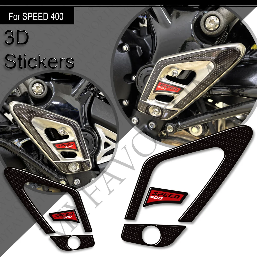

2024 2025 для Triumph Speed 400, защитная накладка на бак, боковые ручки, комплект для газа, мазута, коленный обтекатель, колеса, наклейки, наклейки