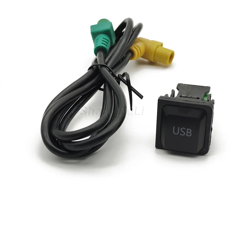 Автомобильный USB-кабель-переключатель, USB-аудио адаптер RCD510 RNS315 для VW Passat B6 B7 Golf 5 MK5 Golf 6 MK6 Jetta CD-плеер радио