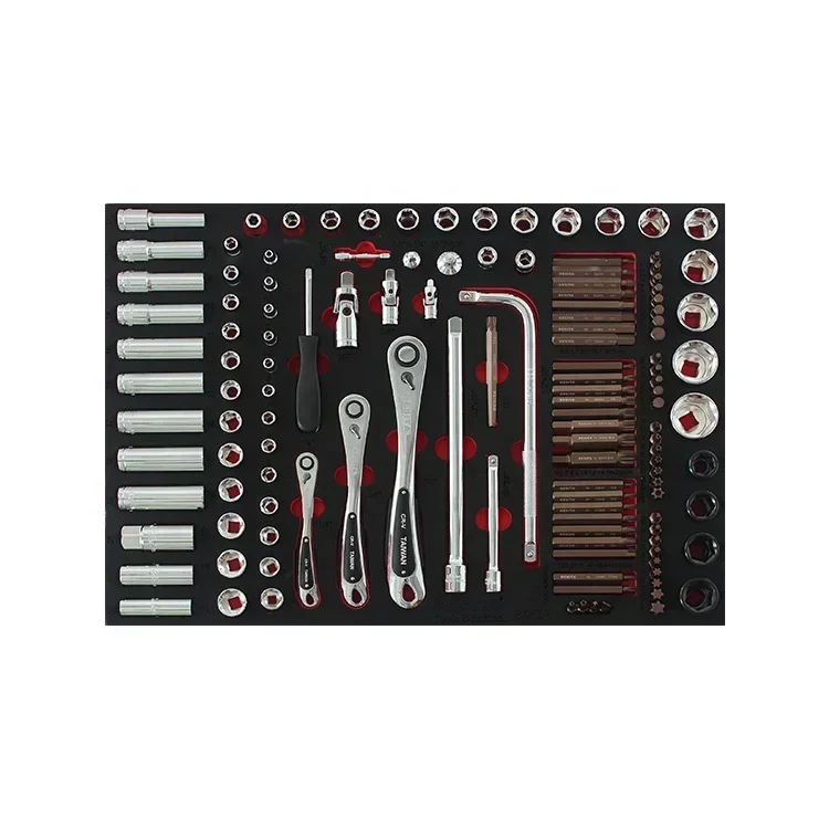 Professional Repair Hand Tools 131 Piece Assorted Socket Tool Set For Auto Repair