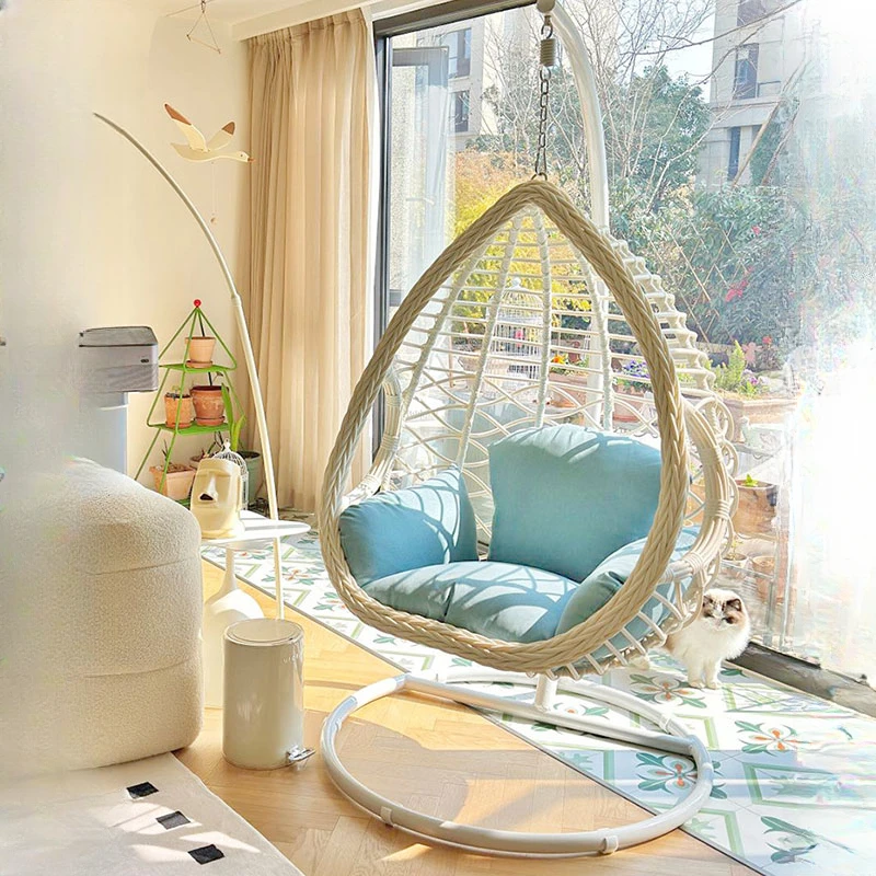 Pretty Nordic Hanging Chair Lounger Sex Swing Indoor European Chair adult Kindergarden Columpio Colgante Garden Furniture