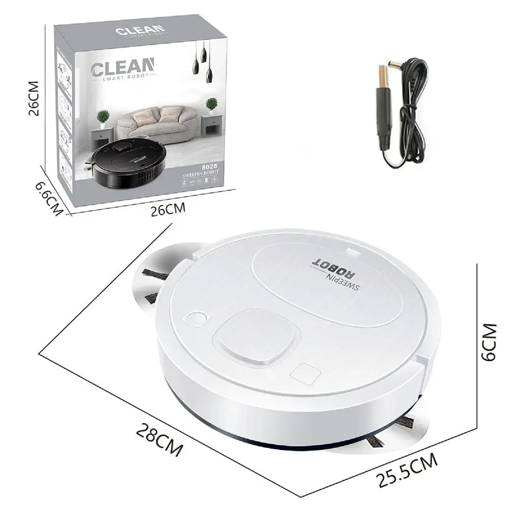 Robot Vacuum Cleaner 3 In 1 Automatic Ultra-thin Charging Mute Wireless Household Body Sweeping Robot Three-in-one Cleaning Mini