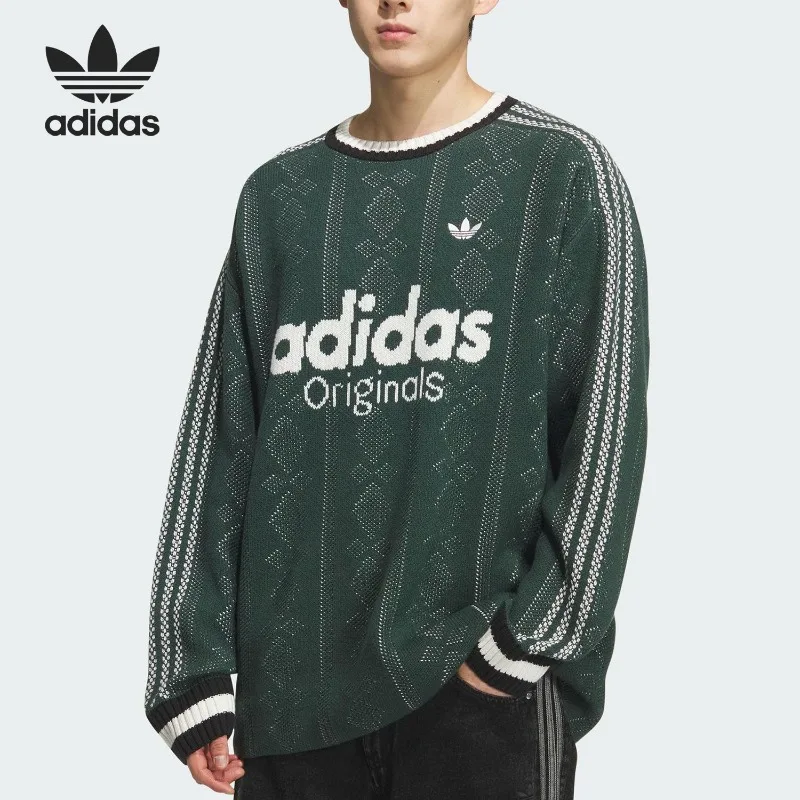 Adidas Clover Men's and Women's Warm Daily Casual Pullover KS5957