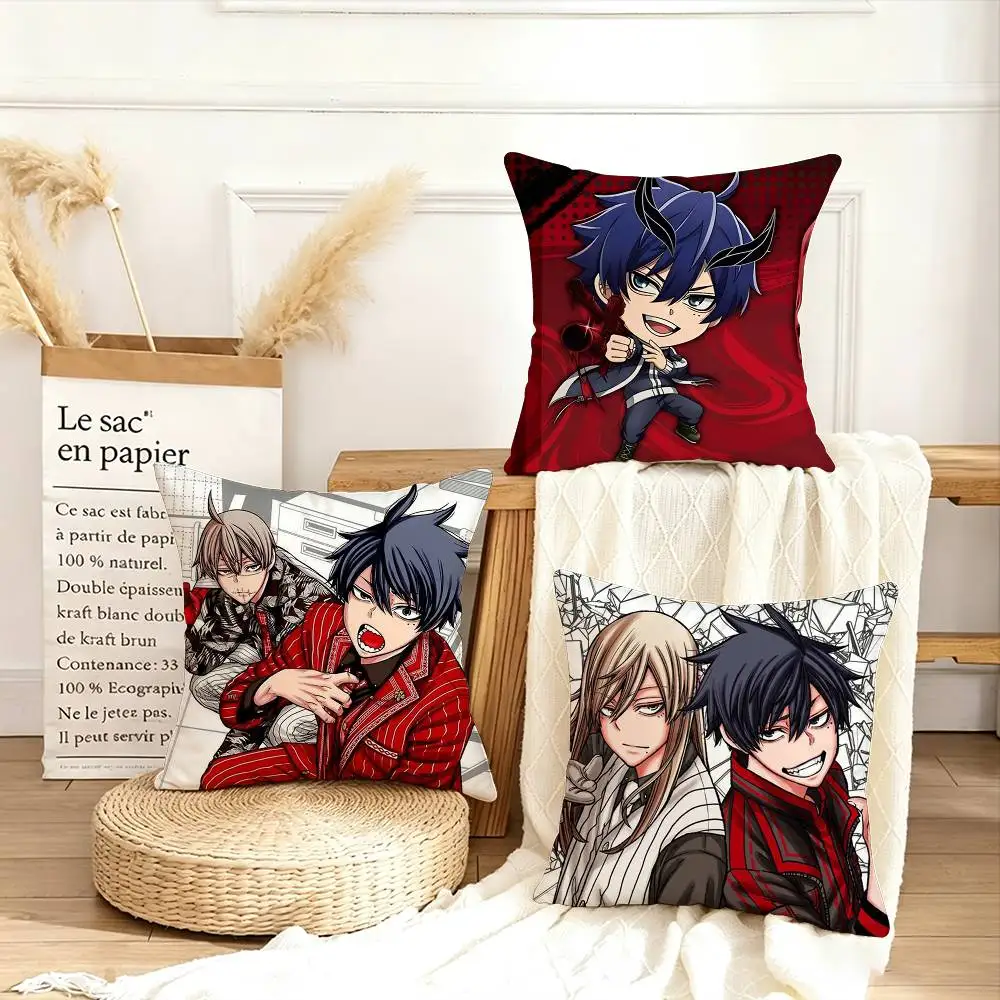 

T-Tougen Anki Ichinose Shiki Various Sizes Square Pillow Case For Car Home Bedchamber Decor