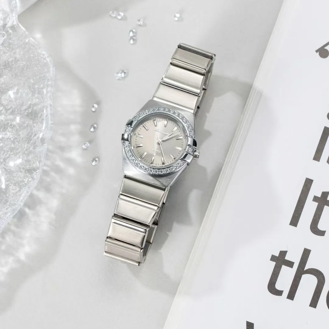 Classic Constellation Women's Bezel Business Casual Steel Band Watch Women's Gift for Women High Quality Luxury Watch