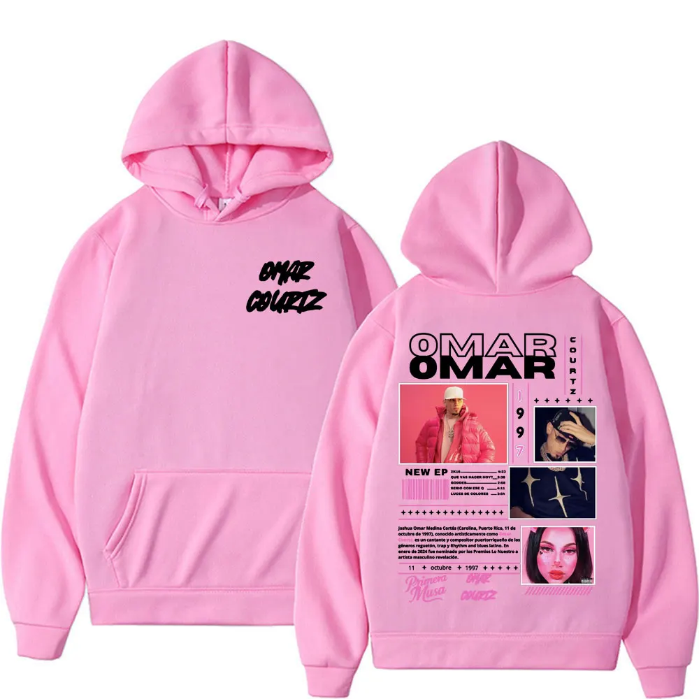 Rapper Omar Courtz Primera Musa Album Tour Hoodie Pullover Men Women's Hip Hop Fashion Aesthetic Casual Fleece Sweatshirt Hooded