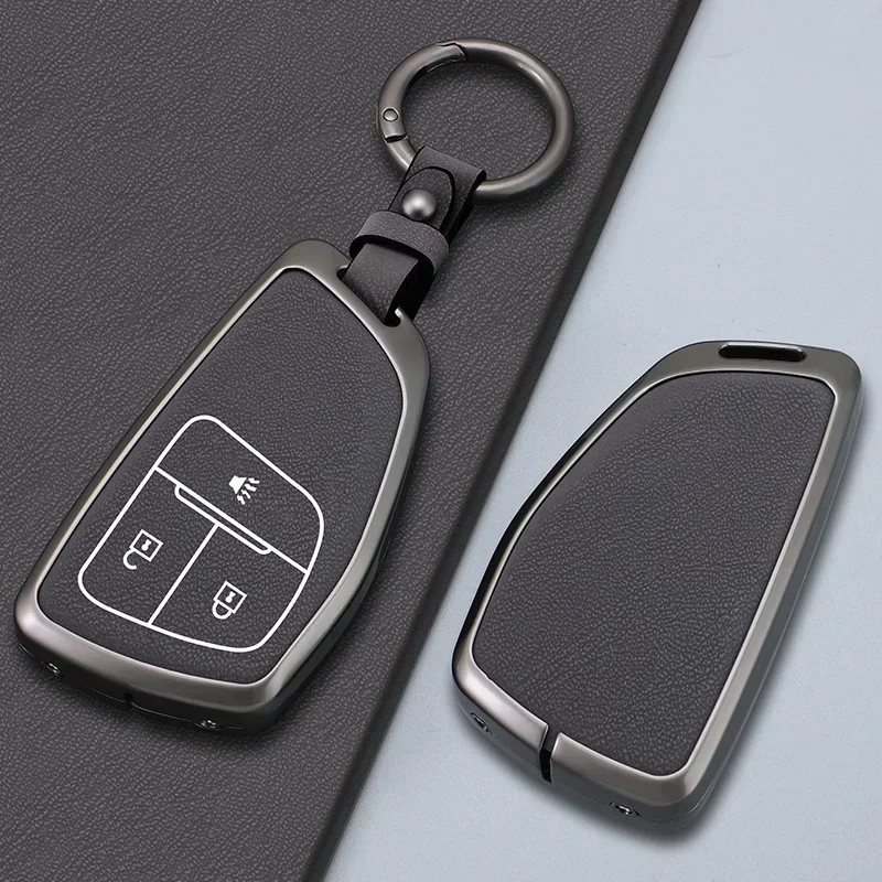 Car Key Cover Case For Chevrolet Tahoe Suburban For GMC Yukon For Buick ENVISION S Plus Avenir 2020 2021 2022 2023 4 5 6 Button