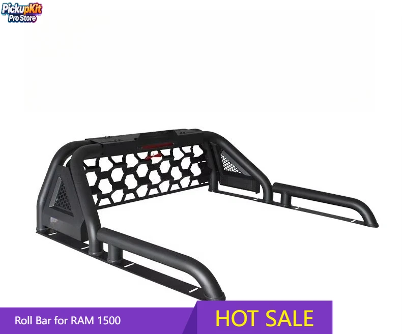 

Premium Carbon Steel 4x4 Sports Roll Bar for RAM 1500 Sturdy Offroad Roof Rack & Truck Bed Accessory