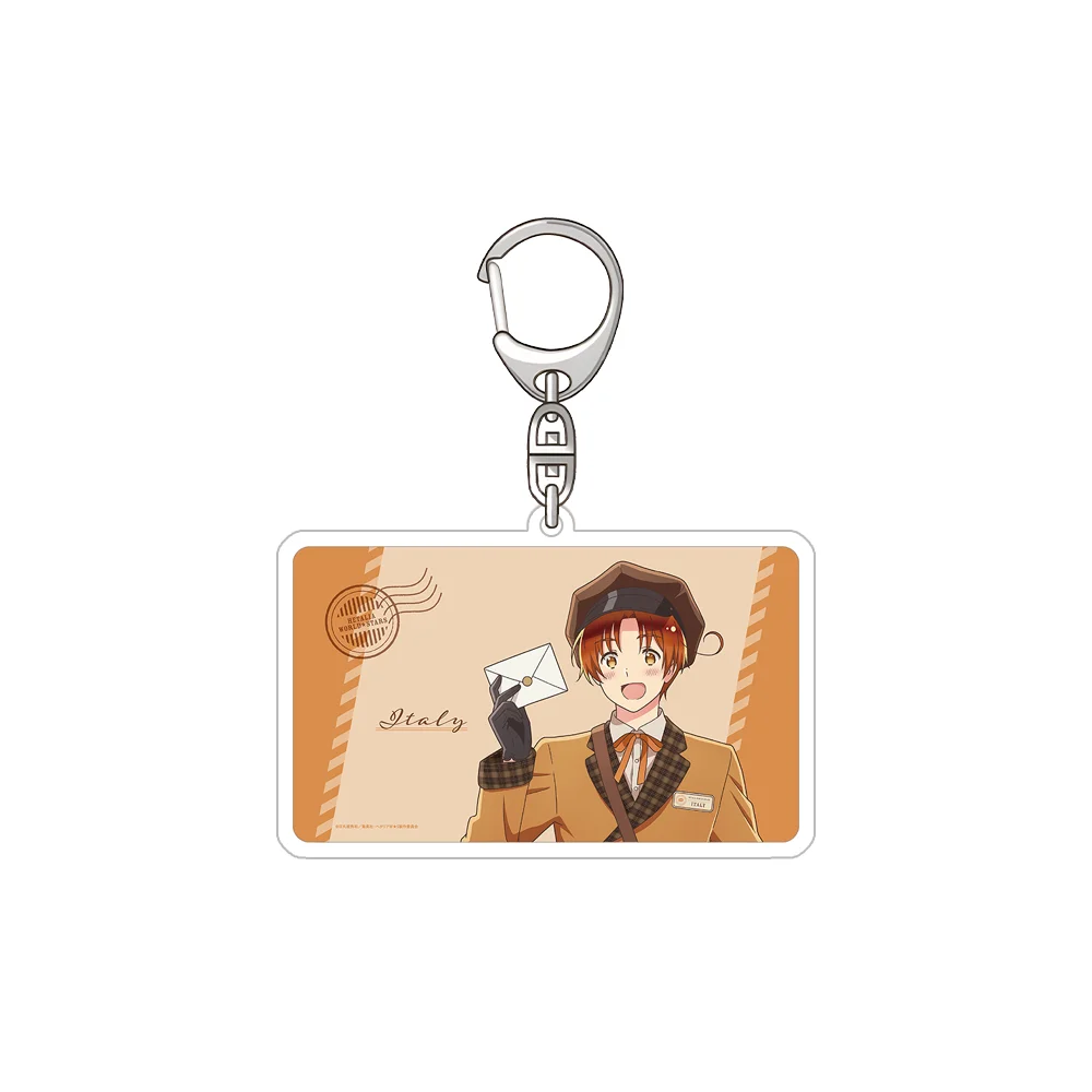 Hetalia: Axis Powers Italy Germany Japan America England France Russia China Official HD Acrylic Keychain Bag pendant Fans Gifts