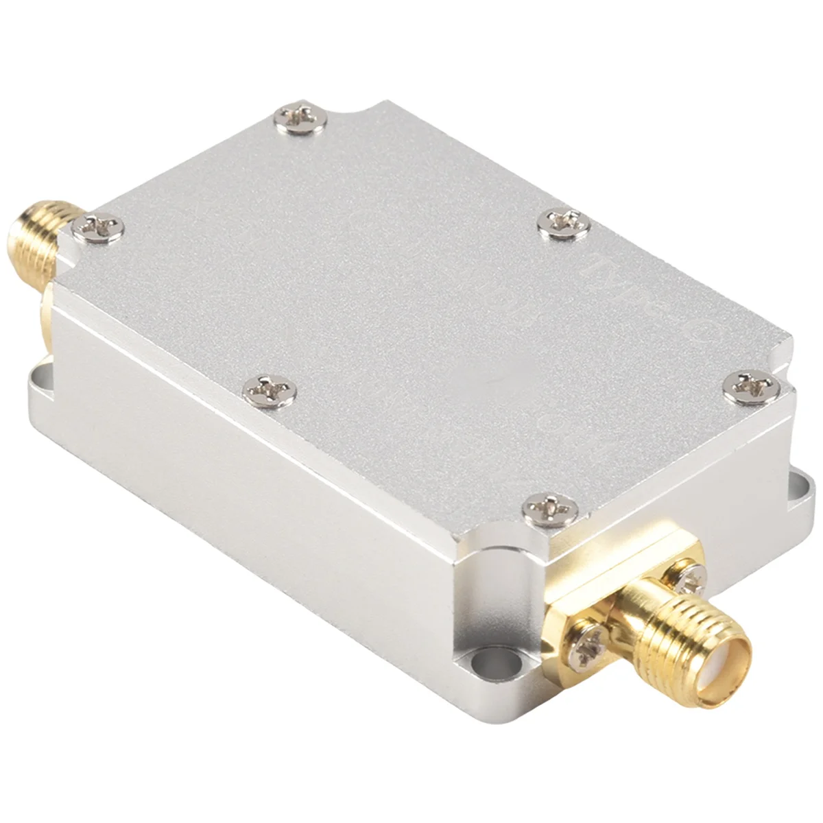 Amplificador de baixo ruído 10m-6ghz ganho 40db alta planicidade lna rf sinal receptor de condução frontal para rádio fm, 40db