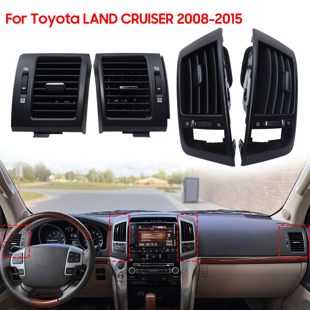 

Для Toyota LAND CRUISER 2008-2015: центральная решетка воздуховода кондиционера, панель вентиляции приборной панели