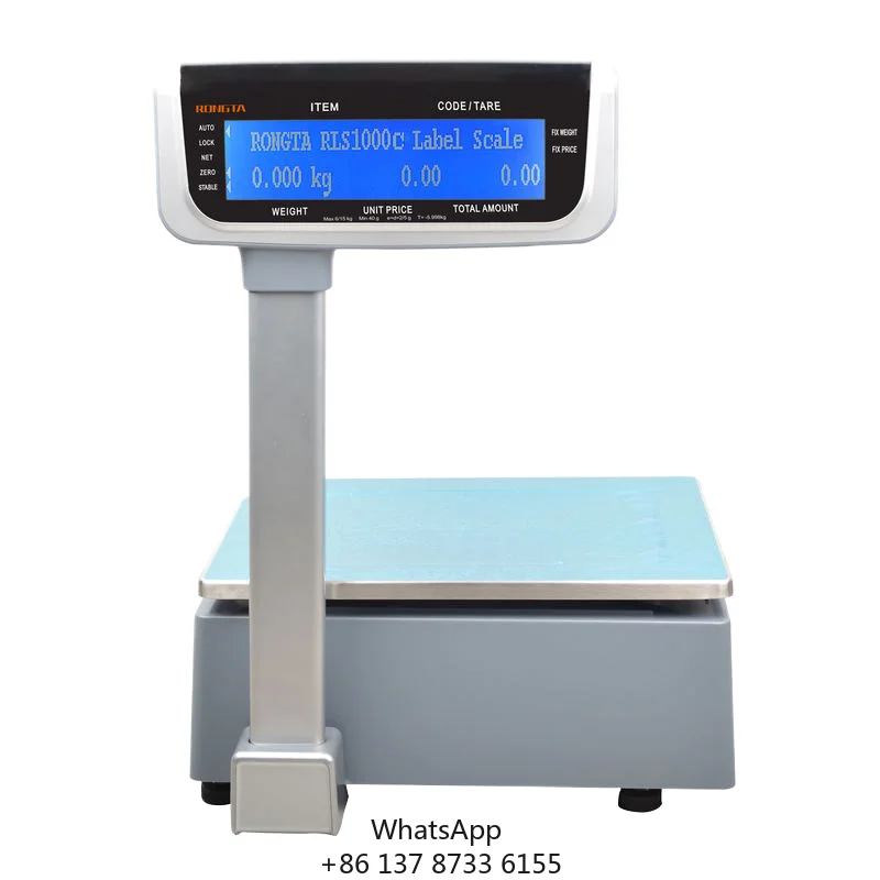 

Rongta RLS1100C Digital Counting Scale With Label Printer 0.001g Bench Scale Customized Support