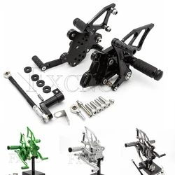 For YAMAHA YZF R3 MT03 2014-2021 Motorcycle Rearset  Footrest Footpeg Pedal CNC Aluminum Alloy Foot peg Rearset Rear Set